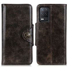 Funda de Cuero Cartera con Soporte Carcasa M12L para Realme 8 5G Bronze