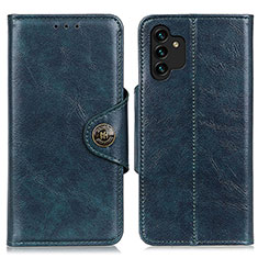 Funda de Cuero Cartera con Soporte Carcasa M12L para Samsung Galaxy A04s Azul