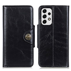 Funda de Cuero Cartera con Soporte Carcasa M12L para Samsung Galaxy A23 4G Negro