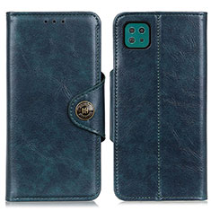 Funda de Cuero Cartera con Soporte Carcasa M12L para Samsung Galaxy F42 5G Azul