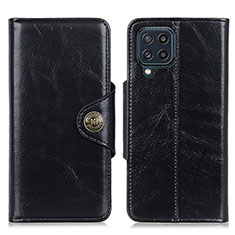 Funda de Cuero Cartera con Soporte Carcasa M12L para Samsung Galaxy M32 4G Negro