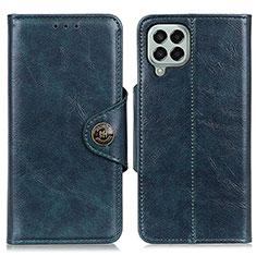 Funda de Cuero Cartera con Soporte Carcasa M12L para Samsung Galaxy M33 5G Azul