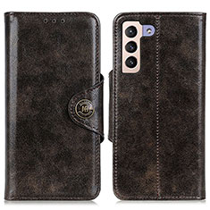 Funda de Cuero Cartera con Soporte Carcasa M12L para Samsung Galaxy S24 Plus 5G Bronze