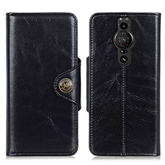 Funda de Cuero Cartera con Soporte Carcasa M12L para Sony Xperia PRO-I Negro