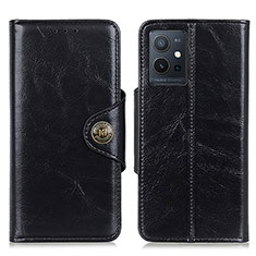 Funda de Cuero Cartera con Soporte Carcasa M12L para Vivo T1 5G India Negro