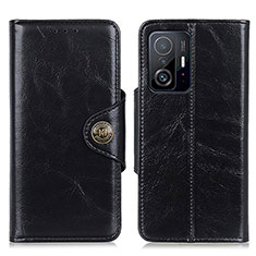 Funda de Cuero Cartera con Soporte Carcasa M12L para Xiaomi Mi 11T Pro 5G Negro