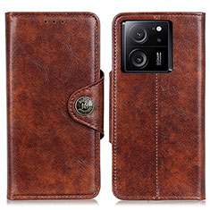 Funda de Cuero Cartera con Soporte Carcasa M12L para Xiaomi Mi 13T 5G Marron