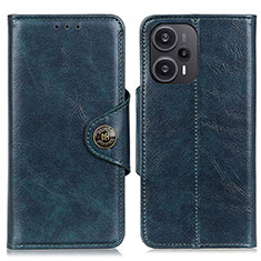 Funda de Cuero Cartera con Soporte Carcasa M12L para Xiaomi Poco F5 5G Azul