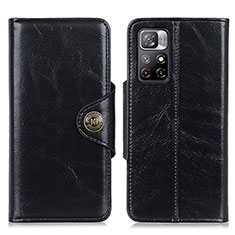 Funda de Cuero Cartera con Soporte Carcasa M12L para Xiaomi Poco M4 Pro 5G Negro