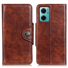 Funda de Cuero Cartera con Soporte Carcasa M12L para Xiaomi Redmi 10 Prime Plus 5G Marron