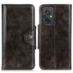 Funda de Cuero Cartera con Soporte Carcasa M12L para Xiaomi Redmi 11 Prime 4G Bronze