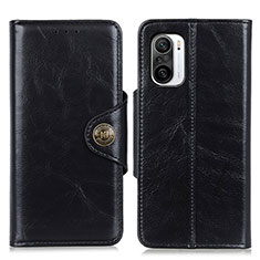 Funda de Cuero Cartera con Soporte Carcasa M12L para Xiaomi Redmi K40 Pro+ Plus 5G Negro