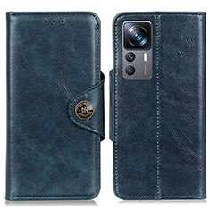 Funda de Cuero Cartera con Soporte Carcasa M12L para Xiaomi Redmi K50 Ultra 5G Azul