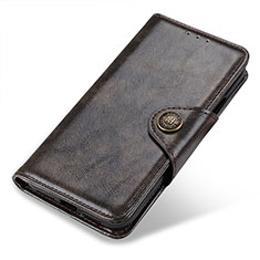 Funda de Cuero Cartera con Soporte Carcasa M12L para Xiaomi Redmi Note 10S 4G Bronze