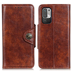 Funda de Cuero Cartera con Soporte Carcasa M12L para Xiaomi Redmi Note 11 SE 5G Marron