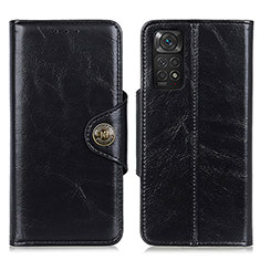 Funda de Cuero Cartera con Soporte Carcasa M12L para Xiaomi Redmi Note 11S 4G Negro