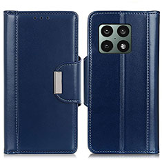 Funda de Cuero Cartera con Soporte Carcasa M13L para OnePlus 10 Pro 5G Azul