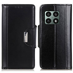 Funda de Cuero Cartera con Soporte Carcasa M13L para OnePlus 10 Pro 5G Negro