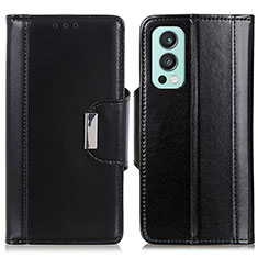 Funda de Cuero Cartera con Soporte Carcasa M13L para OnePlus Nord 2 5G Negro