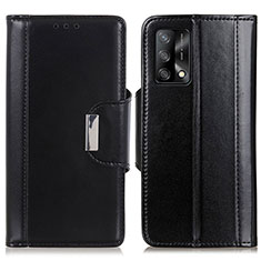 Funda de Cuero Cartera con Soporte Carcasa M13L para Oppo F19s Negro