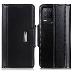 Funda de Cuero Cartera con Soporte Carcasa M13L para Realme V13 5G Negro