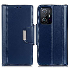 Funda de Cuero Cartera con Soporte Carcasa M13L para Xiaomi Mi 11T 5G Azul