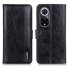 Funda de Cuero Cartera con Soporte Carcasa M14L para Huawei Nova 9 Negro