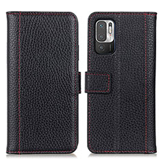 Funda de Cuero Cartera con Soporte Carcasa M14L para Xiaomi Redmi Note 11 SE 5G Negro