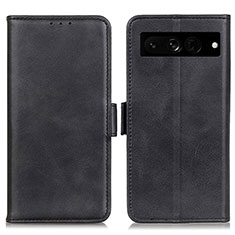 Funda de Cuero Cartera con Soporte Carcasa M15L para Google Pixel 7 Pro 5G Negro