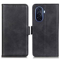 Funda de Cuero Cartera con Soporte Carcasa M15L para Huawei Enjoy 50 Negro