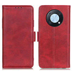 Funda de Cuero Cartera con Soporte Carcasa M15L para Huawei Enjoy 50 Pro Rojo