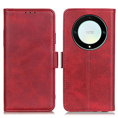 Funda de Cuero Cartera con Soporte Carcasa M15L para Huawei Honor Magic5 Lite 5G Rojo