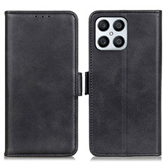 Funda de Cuero Cartera con Soporte Carcasa M15L para Huawei Honor X8 4G Negro