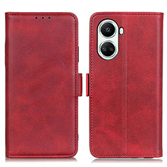 Funda de Cuero Cartera con Soporte Carcasa M15L para Huawei Nova 10 SE Rojo