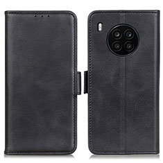 Funda de Cuero Cartera con Soporte Carcasa M15L para Huawei Nova 8i Negro