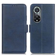 Funda de Cuero Cartera con Soporte Carcasa M15L para Huawei Nova 9 Pro Azul