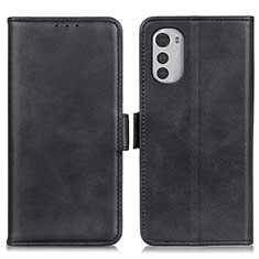 Funda de Cuero Cartera con Soporte Carcasa M15L para Motorola Moto E32s Negro