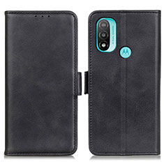 Funda de Cuero Cartera con Soporte Carcasa M15L para Motorola Moto E40 Negro