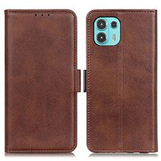 Funda de Cuero Cartera con Soporte Carcasa M15L para Motorola Moto Edge 20 Lite 5G Marron