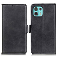 Funda de Cuero Cartera con Soporte Carcasa M15L para Motorola Moto Edge 20 Lite 5G Negro