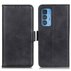 Funda de Cuero Cartera con Soporte Carcasa M15L para Motorola Moto Edge 20 Pro 5G Negro