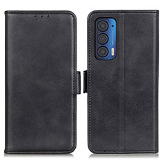 Funda de Cuero Cartera con Soporte Carcasa M15L para Motorola Moto Edge (2021) 5G Negro