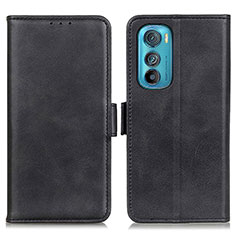 Funda de Cuero Cartera con Soporte Carcasa M15L para Motorola Moto Edge 30 5G Negro