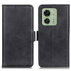 Funda de Cuero Cartera con Soporte Carcasa M15L para Motorola Moto Edge 40 5G Negro