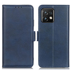 Funda de Cuero Cartera con Soporte Carcasa M15L para Motorola Moto Edge Plus (2023) 5G Azul