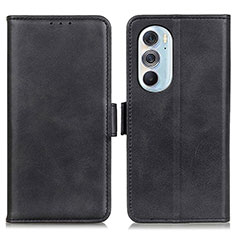 Funda de Cuero Cartera con Soporte Carcasa M15L para Motorola Moto Edge X30 5G Negro