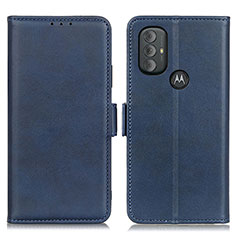 Funda de Cuero Cartera con Soporte Carcasa M15L para Motorola Moto G Play (2023) Azul