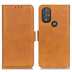 Funda de Cuero Cartera con Soporte Carcasa M15L para Motorola Moto G Play Gen 2 Marron Claro