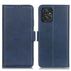 Funda de Cuero Cartera con Soporte Carcasa M15L para Motorola Moto G Power 5G (2023) Azul