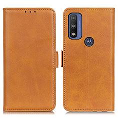 Funda de Cuero Cartera con Soporte Carcasa M15L para Motorola Moto G Pure Marron Claro